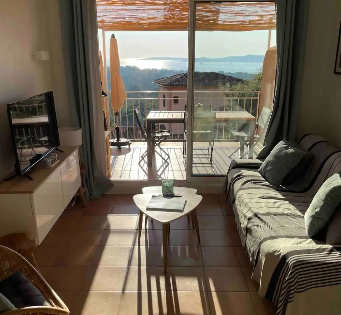 Les Restanques Duplex 4 Pers Les Magnolias Magnifique Vue Mer Grimaud
