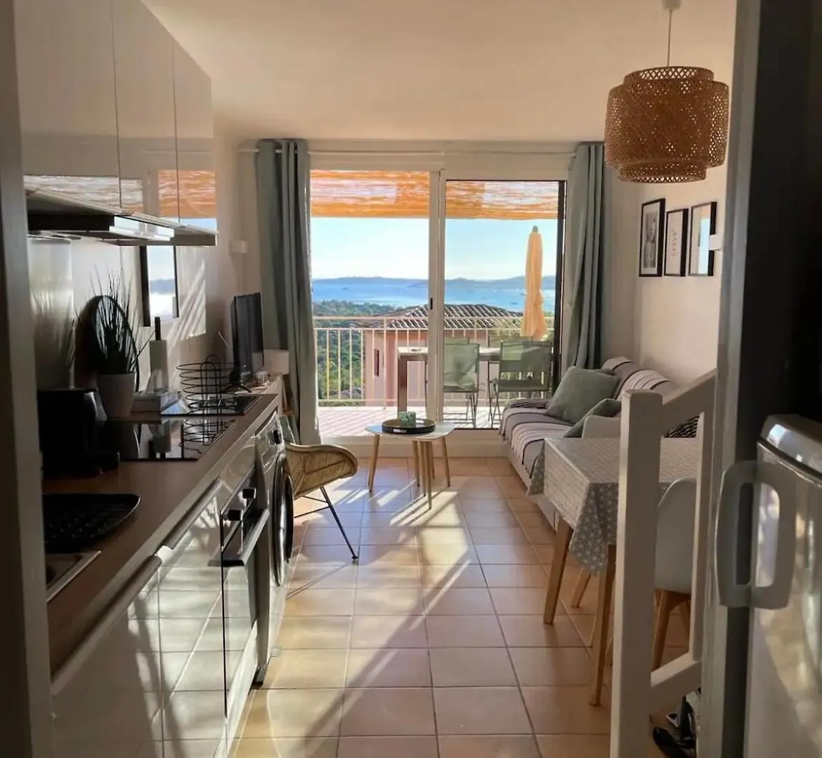 Les Restanques Duplex 4 Pers Les Magnolias Magnifique Vue Mer Grimaud